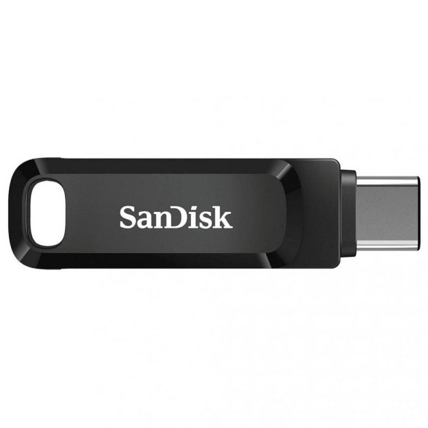SanDisk 64 GB Ultra Dual Drive Go Type-C Black (SDDDC3-064G-G46) - зображення 1