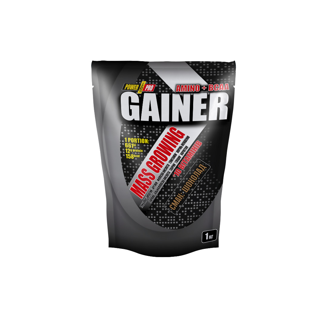 Power Pro Gainer Amino+BCAA 1000 g /25 servings/ Ваниль - зображення 1