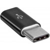 Адаптер USB Type-C Lapara USB CM/Micro-BF Black (LA-TYPE-C-MICROUSB-ADAPTOR BLACK)