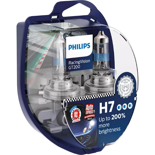 Philips H7 RacingVision GT200 12V 55W 12972RGTS2 - зображення 1