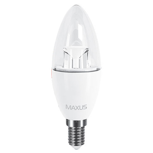 MAXUS 1-LED-531 (C37 6W 3000K 220V E14) - зображення 1