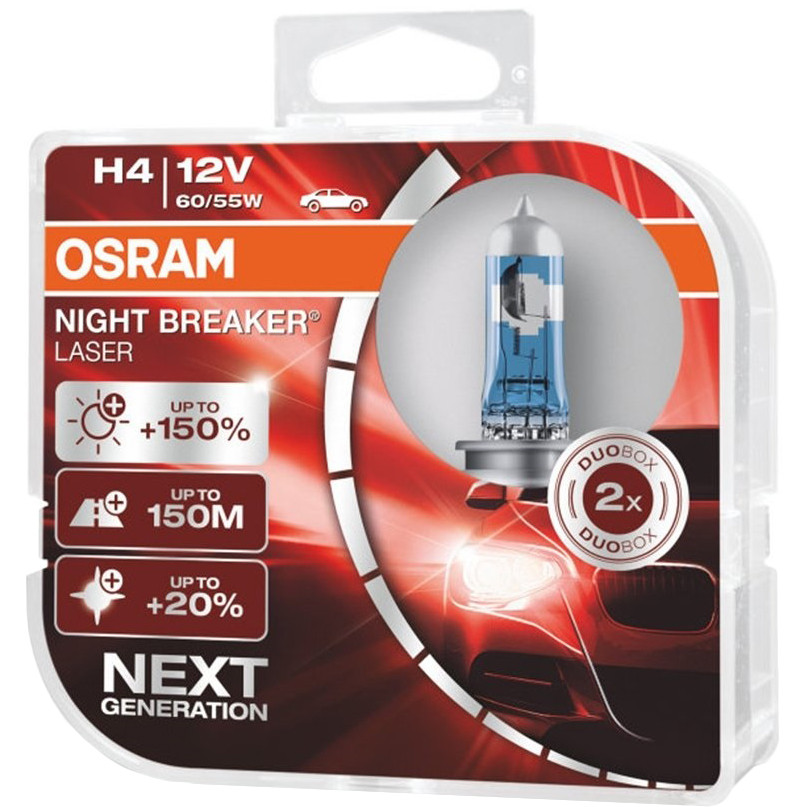 Osram H4 Night Breaker Laser Next Generation 60/55W (64193NL-HCB) - зображення 1