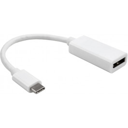 Vinga USB-C - DisplayPort 0.15m White (VCPTCDP15)