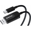 REAL-EL CHD-180 USB Type-C - HDMI 1.8м Black (EL123500044) - зображення 1