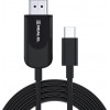 REAL-EL CHD-180 USB Type-C - HDMI 1.8м Black (EL123500044) - зображення 2