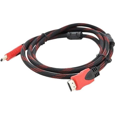Merlion HDMI v1.4 10m Black/Red (YT-HDMI(M) (M)NY/RD-10M) - зображення 1