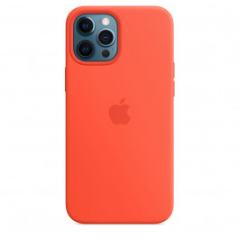 Apple iPhone 12 Pro Max Silicone Case with MagSafe - Electric Orange (MKTX3)