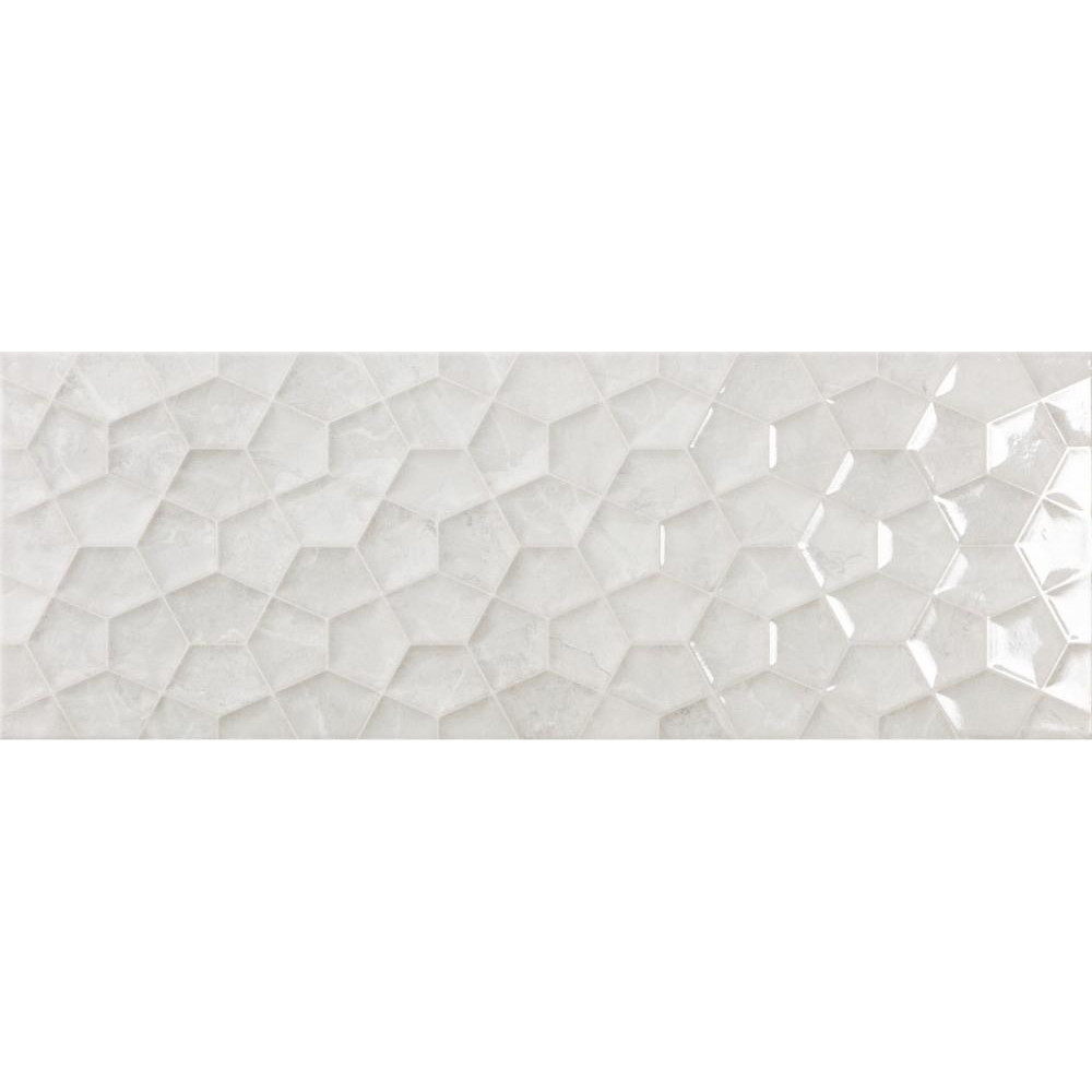 Ecoceramic Плитка ECOCERAMIC ARIANA WHITE RLV 25x70 - зображення 1