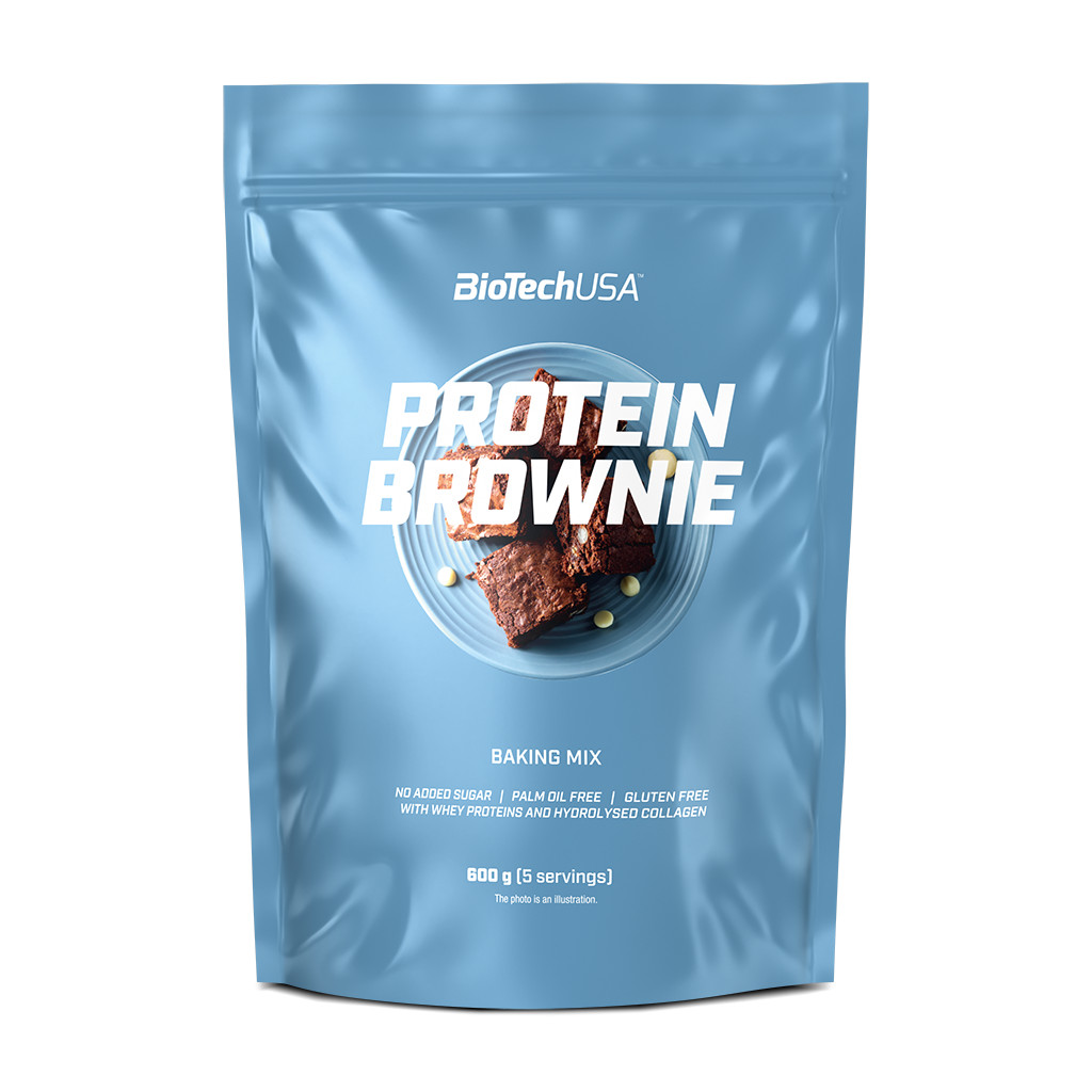 BiotechUSA Protein Brownie Baking Mix 600 g /5 servings/ Chocolate - зображення 1