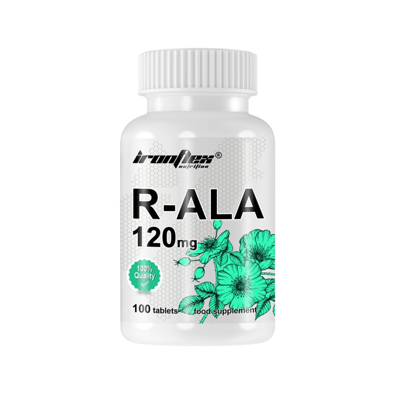 IronFlex Nutrition R-ALA 120 mg 100 tabs - зображення 1