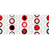 Ceramika Konskie декор Circles Inserto 20x50 Red - зображення 1