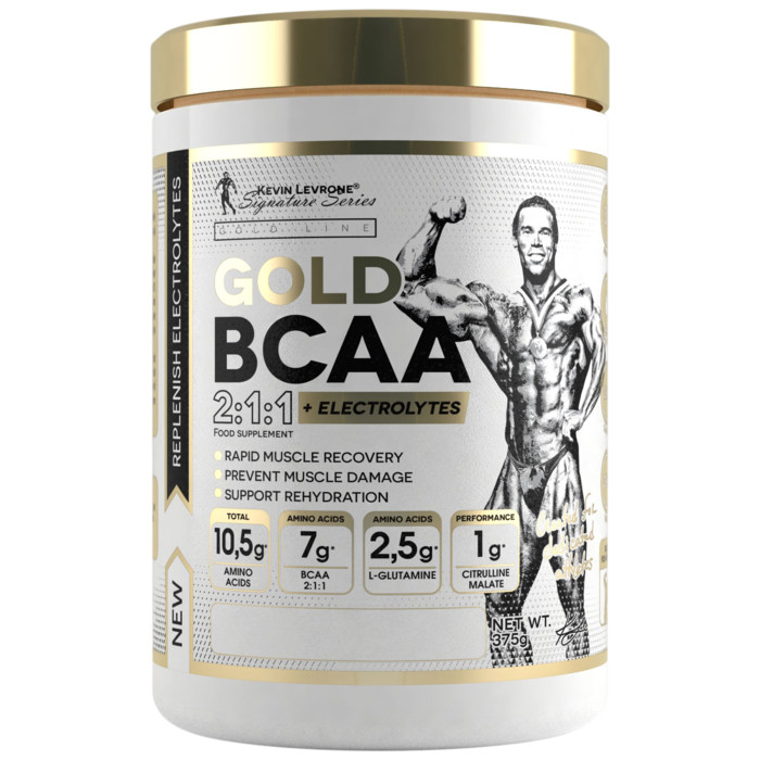 Kevin Levrone Gold BCAA 2:1:1 + Electrolytes 375 g /30 servings/ Cherry - зображення 1