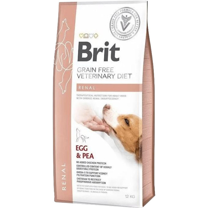 Brit Veterinary Diet Dog Renal 12 кг 170948/528189 - зображення 1