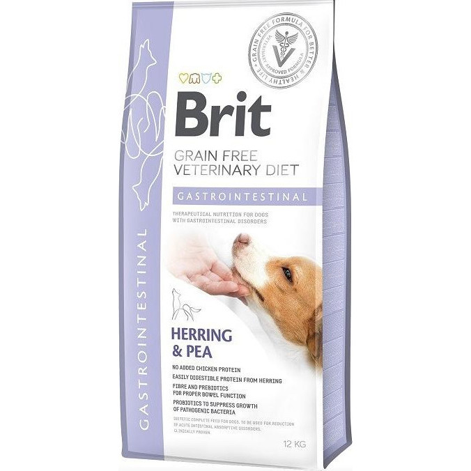 Brit Veterinary Diet Dog Gastrointestinal 12 кг 170944/528127 - зображення 1