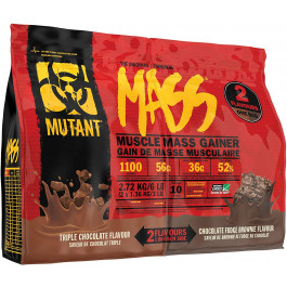 Mutant Mass Dual Chamber 2720 g /10 servings/ Triple Chocolate & Chocolate Fudge Brownie