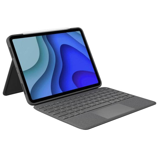 Logitech Folio Touch Case Backlit Keyboard with Trackpad for iPad Pro 11" 2020/2018 Oxford Grey (920-009751) - зображення 1