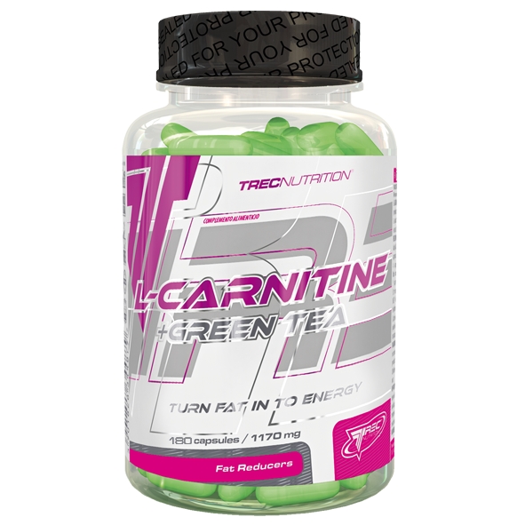 Trec Nutrition L-Carnitine + Green Tea 180 caps - зображення 1