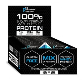 Powerful Progress 100% Whey Protein Instant Mega Box 20x32 g Mix of flavors