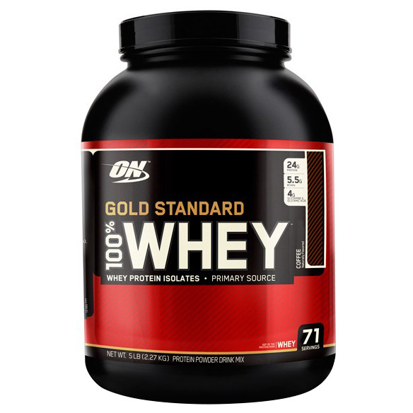 Optimum Nutrition 100% Whey Gold Standard 2270 g /72 servings/ Banana Cream - зображення 1