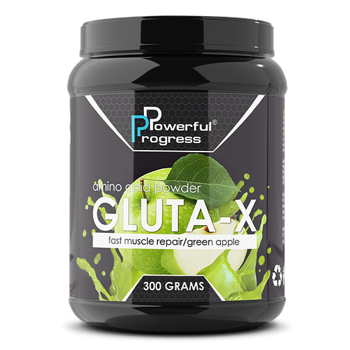 Powerful Progress Gluta-X 300 g /30 servings/ Green Apple - зображення 1