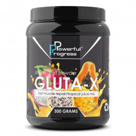   Powerful Progress Gluta-X 500 g /50 servings/ Tropical Juice Mix