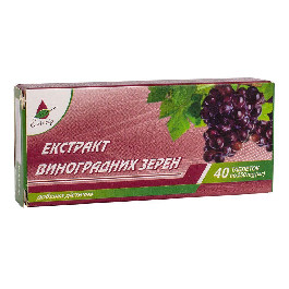 Кортес Экстракт виноградных зерен, 0,25 г, 40 таблеток, Эликсир