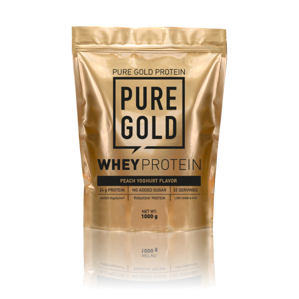 Pure Gold Protein Whey Protein 1000 g /33 servings/ Peach Yoghurt - зображення 1