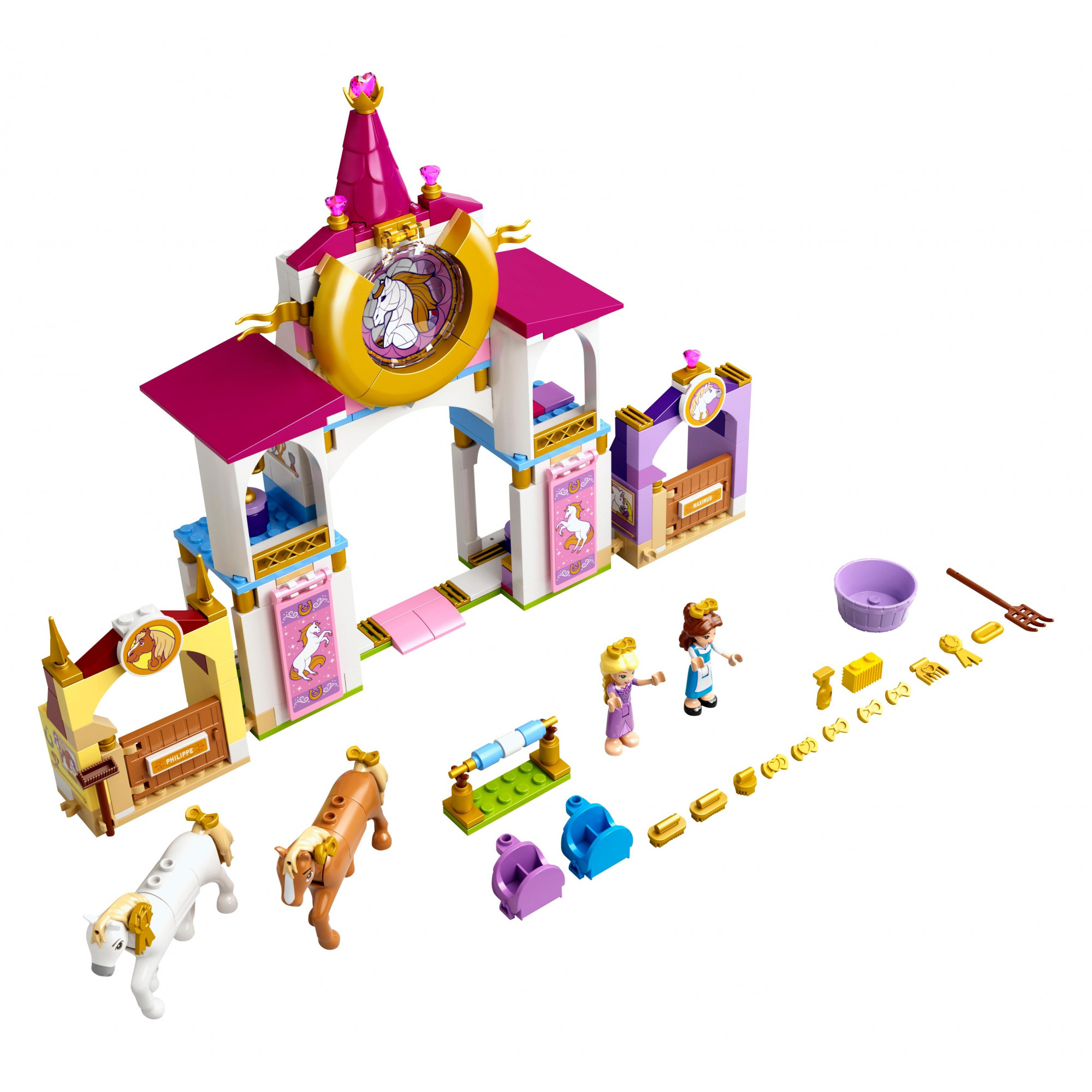 LEGO Disney Princess Королевская конюшня Белль и Рапунцель (43195) - зображення 1