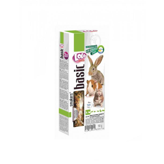 Lolo Pets Smakers З йогуртом і кульбабою для гризунів і кролика 90 г (LO-71105) - зображення 1