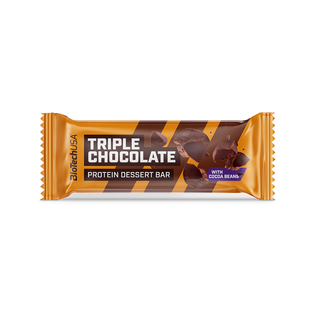 BiotechUSA Protein Dessert Bar 50 g Triple Chocolate - зображення 1