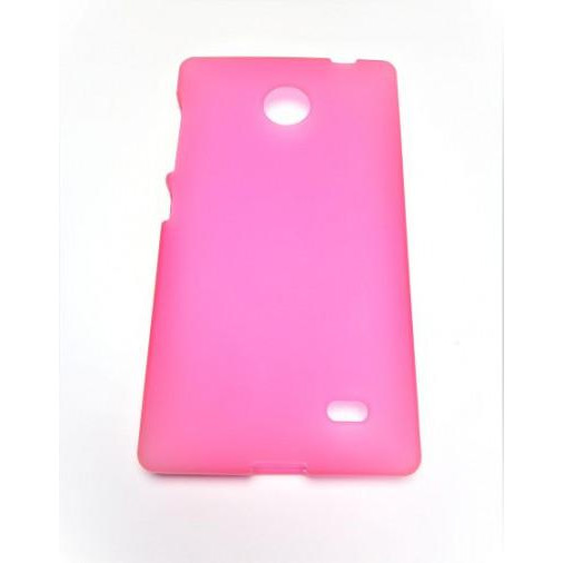MobiKing Nokia X Silicon Case Pink (37118) - зображення 1