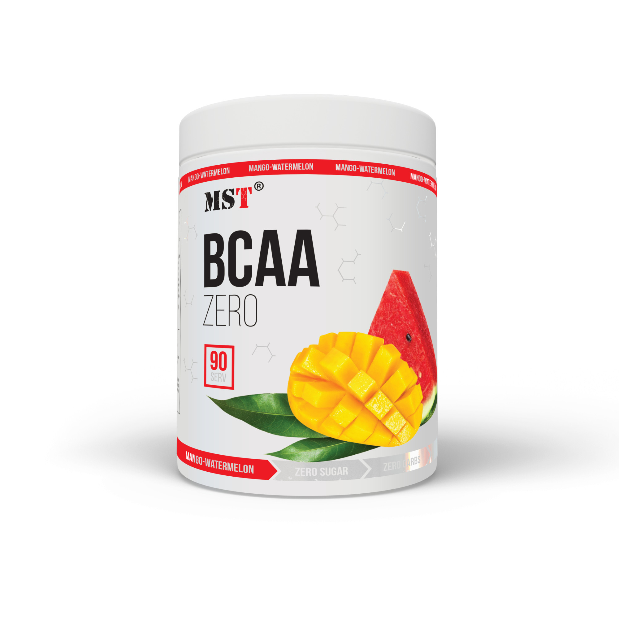 MST Nutrition BCAA Zero 540 g /90 servings/ Mango Watermelon - зображення 1