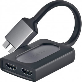   Satechi Type-C Dual HDMI Adapter Silver (ST-TCDHAS)