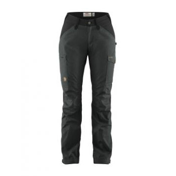 Fjallraven Kaipak Trousers Curved W L Dark Garnet/Dark Grey - зображення 1