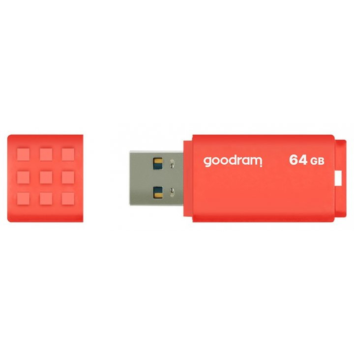 GOODRAM 64 GB UME3 USB 3.0 Orange (UME3-0640O0R11) - зображення 1