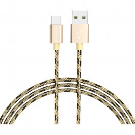 Borofone BX24 Ring Current USB-C 1m Gold (BX24CGD)