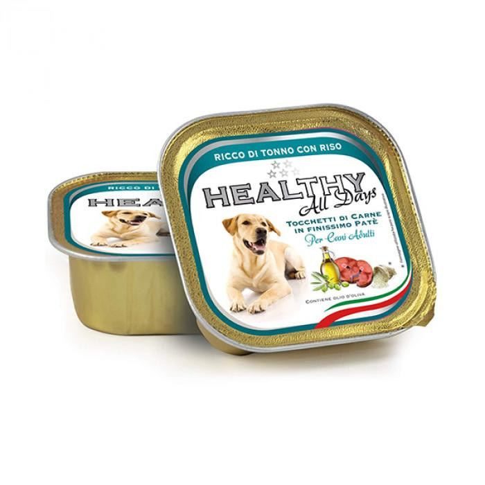 Healthy All days dog pate tuna with rice 150 г (8015912504616) - зображення 1