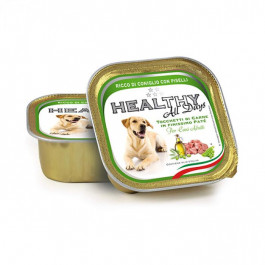 Healthy All days dog pate rabbit and peas 150 г (8015912504586)