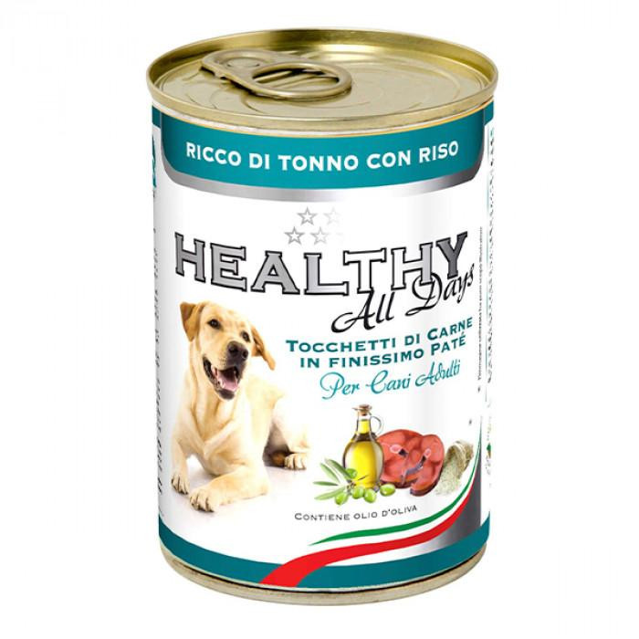 Healthy All days dog pate tuna with rice 400 г (8015912504470) - зображення 1