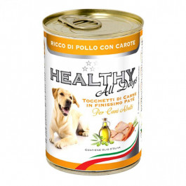 Healthy All days dog pate chicken with carrots 400 г (8015912504425)