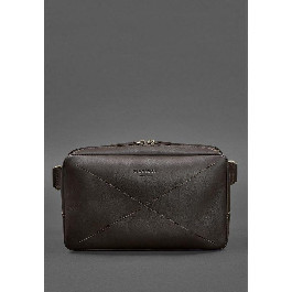 BlankNote Жіноча поясна сумка  Dropbag Maxi темно-коричнева (BN-BAG-20-choko)