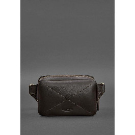 BlankNote Жіноча поясна сумка  Dropbag Mini темно-коричнева (BN-BAG-6-choko)