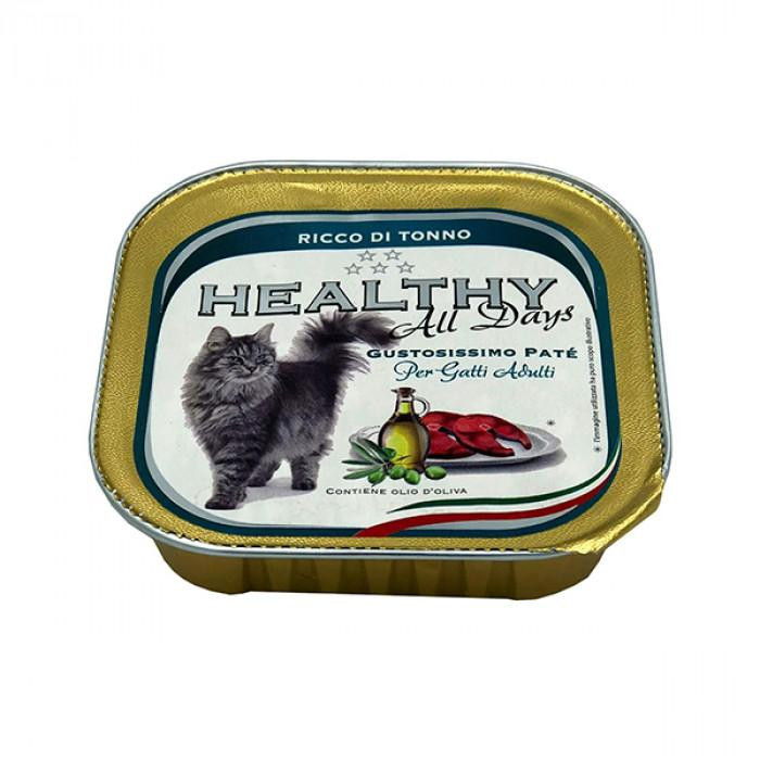 Healthy alldays cat pate’ rich in tuna 100 г (8015912504739) - зображення 1