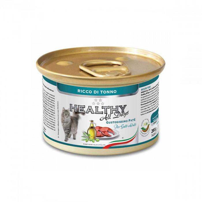 Healthy alldays cat pate’ rich in tuna 200 г (8015912504678) - зображення 1