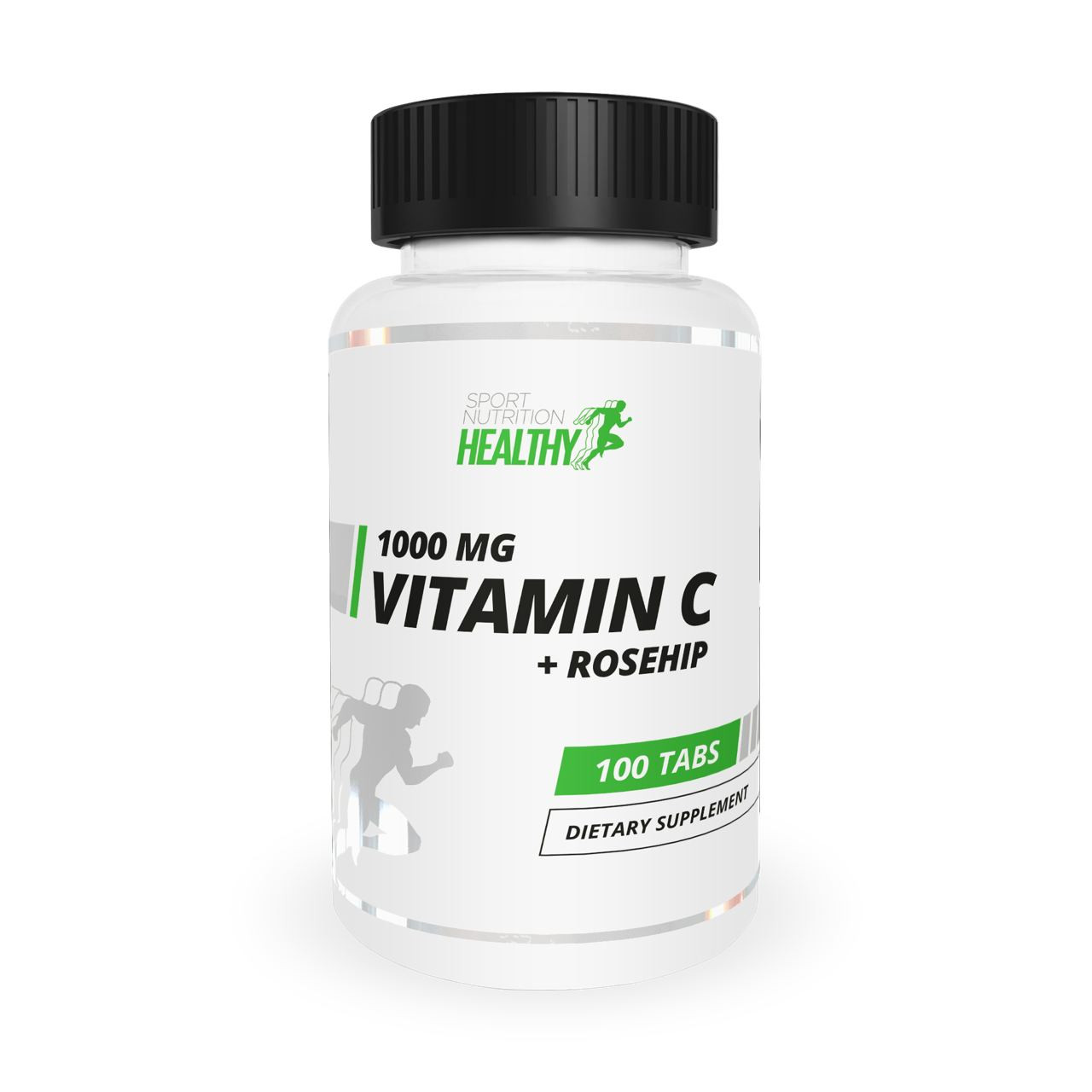 MST Nutrition Healthy Vitamin C 1000 mg + Rosehip 100 tabs - зображення 1