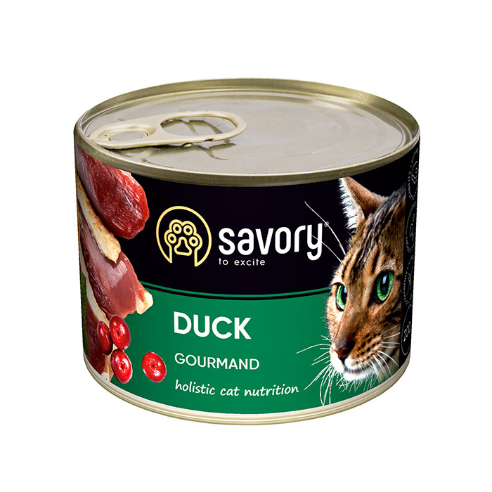 Savory Cat Adult Duck 400 г (30624) - зображення 1