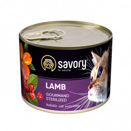 Savory Cat Adult Sterilised Lamb 200 г (30723)