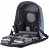 XD Design Bobby Hero Regular anti-theft backpack / light blue (P705.299) - зображення 8