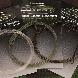 Gardner Fused Loop Leaders / Weedy Green / 1m 30lb (FL1G)