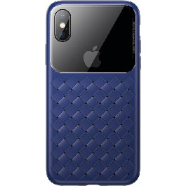 Baseus Glass & Weaving iPhone XS/X Blue (WIAPIPH58-BL03)